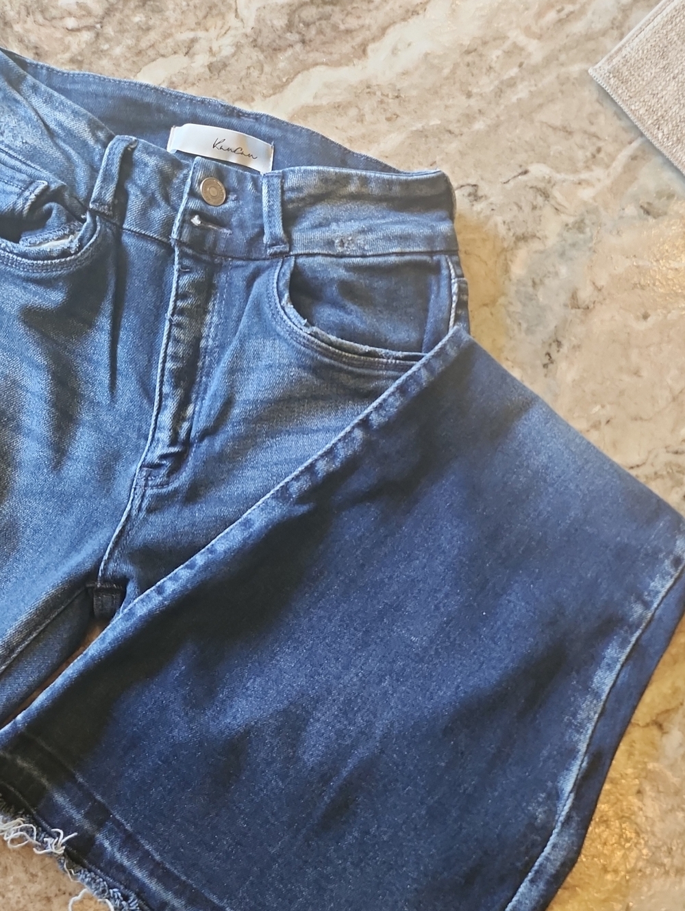 KanCan Dark Blue Flare & Wide Leg Jeans